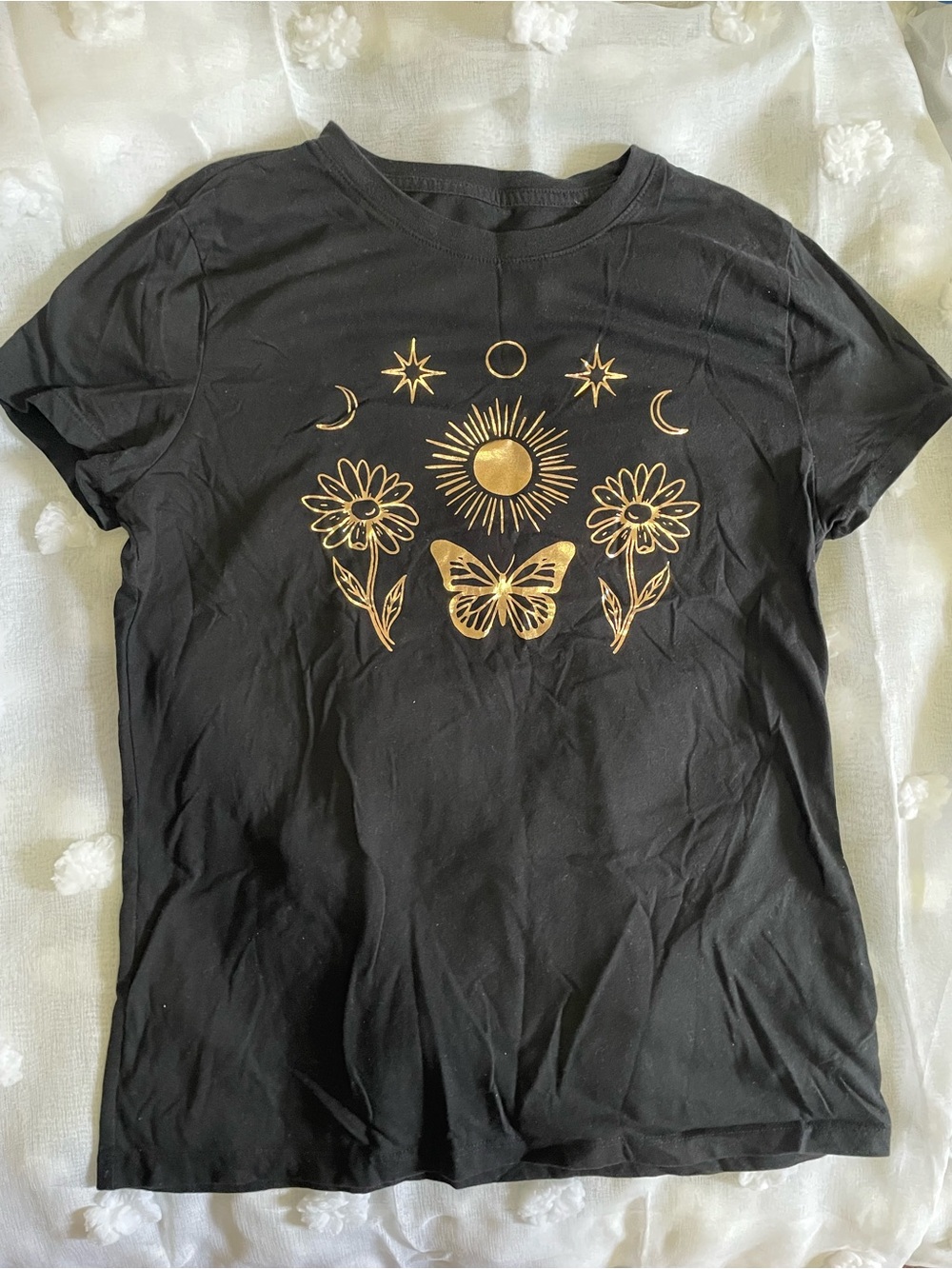 Aeropostale Black Graphic Tee